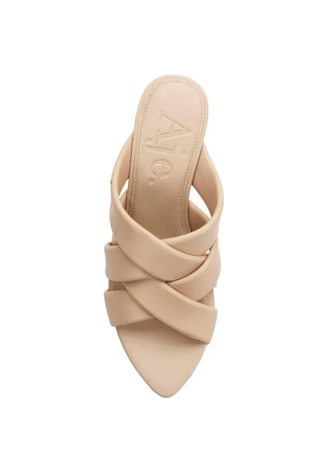 Aje Shoes Luisa Padded Low Heel Warm Taupe 8211 Women