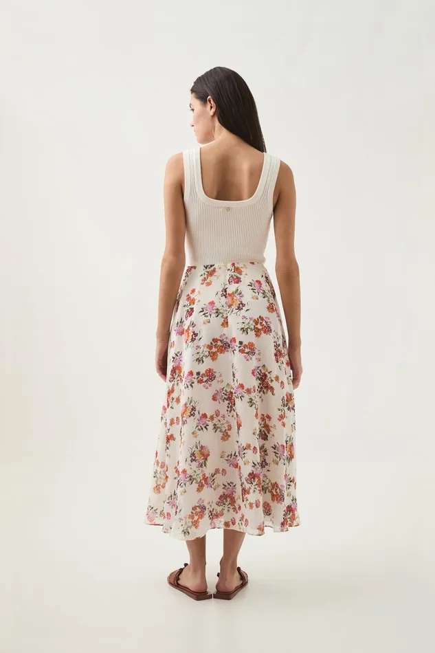 Aje Skirts Cyma Circular Midi Skirt Flora Natura 8211 Women
