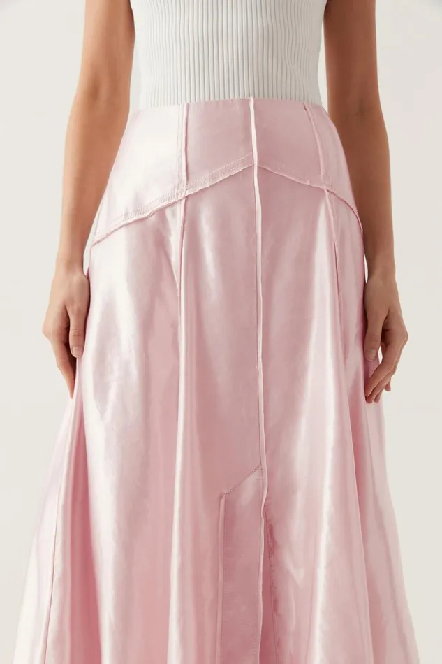 Aje Skirts Kineta Midi Skirt Soft Pink 8211 Women