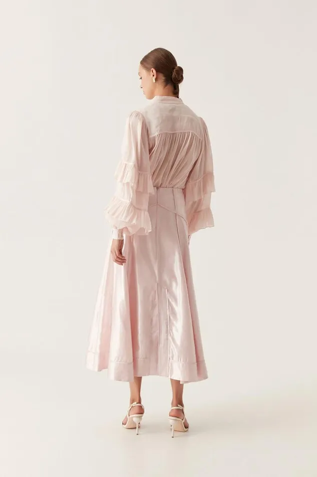 Aje Skirts Kineta Midi Skirt Soft Pink 8211 Women