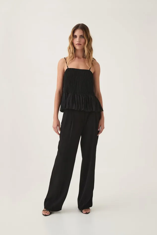 Aje Tops Arris Fringed Top Black 8211 Women Aje Tops Arris Fringed Top Black 8211 Women