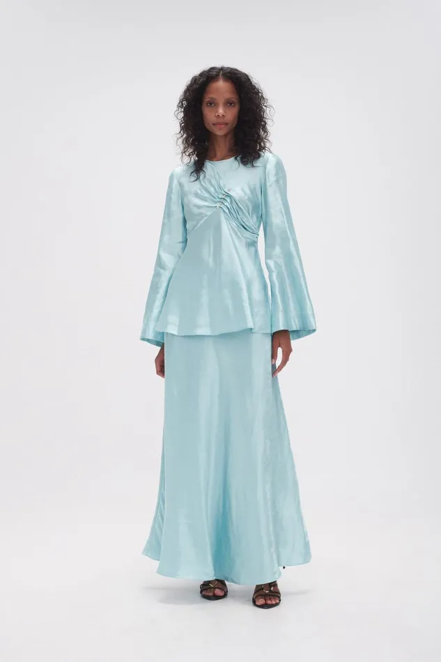 Aje Tops Moonglade Pierced Top Spearmint Blue 8211 Women Aje Tops Moonglade Pierced Top Spearmint Blue 8211 Women