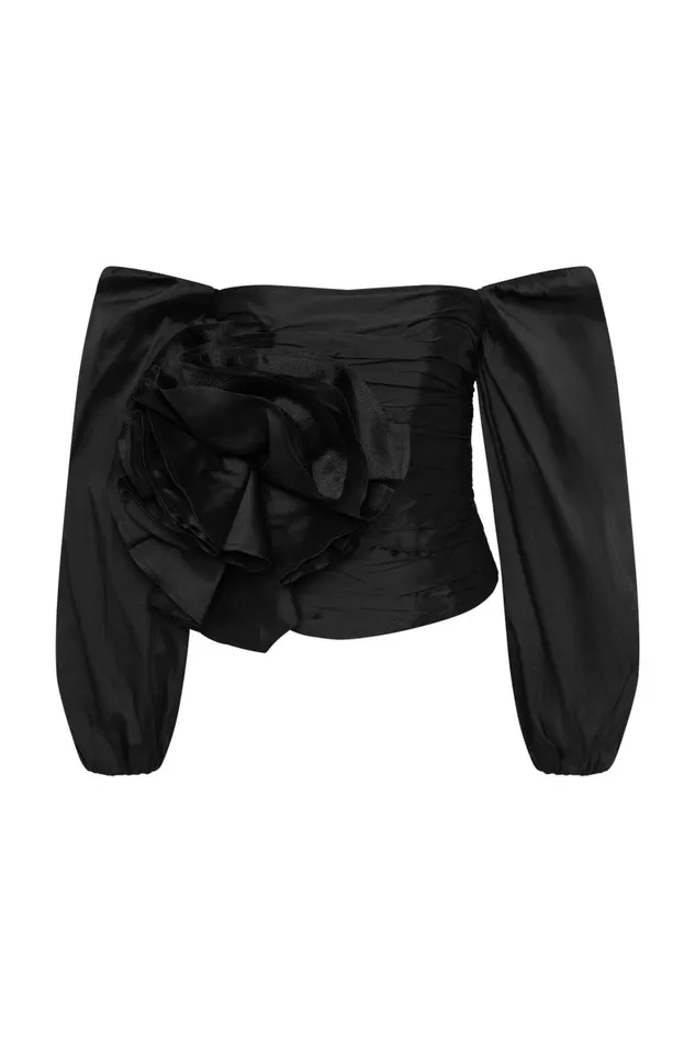Aje Tops Parallels Spiral Top Black 8211 Women Aje Tops Parallels Spiral Top Black 8211 Women