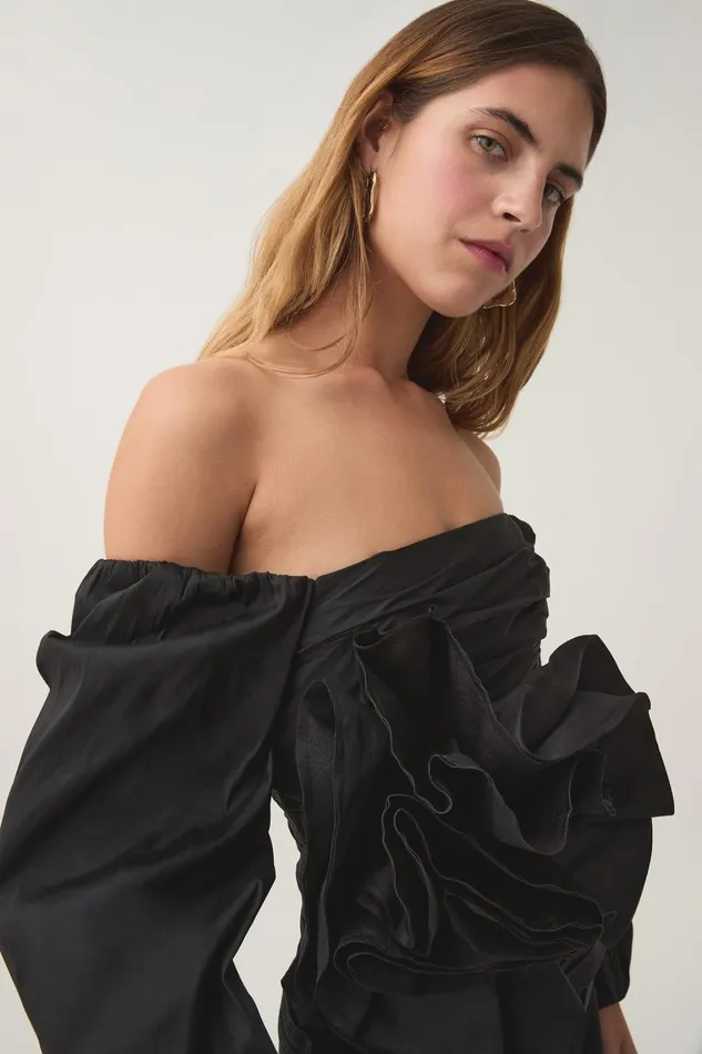 Aje Tops Parallels Spiral Top Black 8211 Women Aje Tops Parallels Spiral Top Black 8211 Women