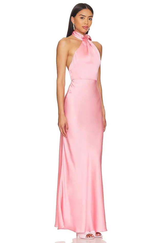 Albie Gown Peach Women Lovers and Friends Dresses