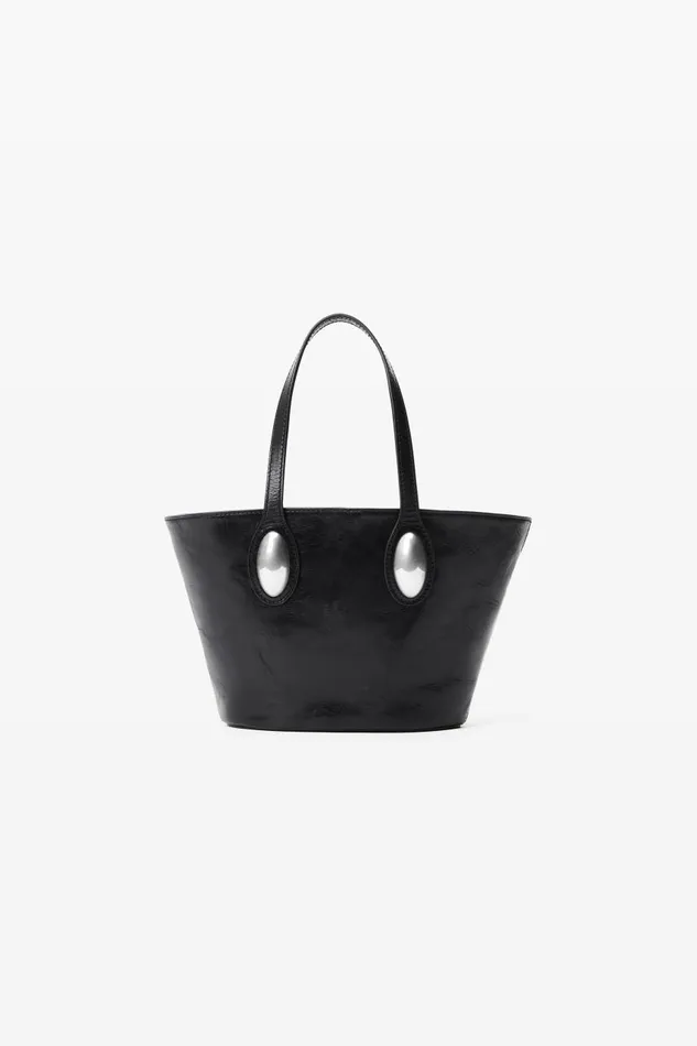 Alexander Wang Bags Women Dome Small Tote Bag In Crackle Patent Leather