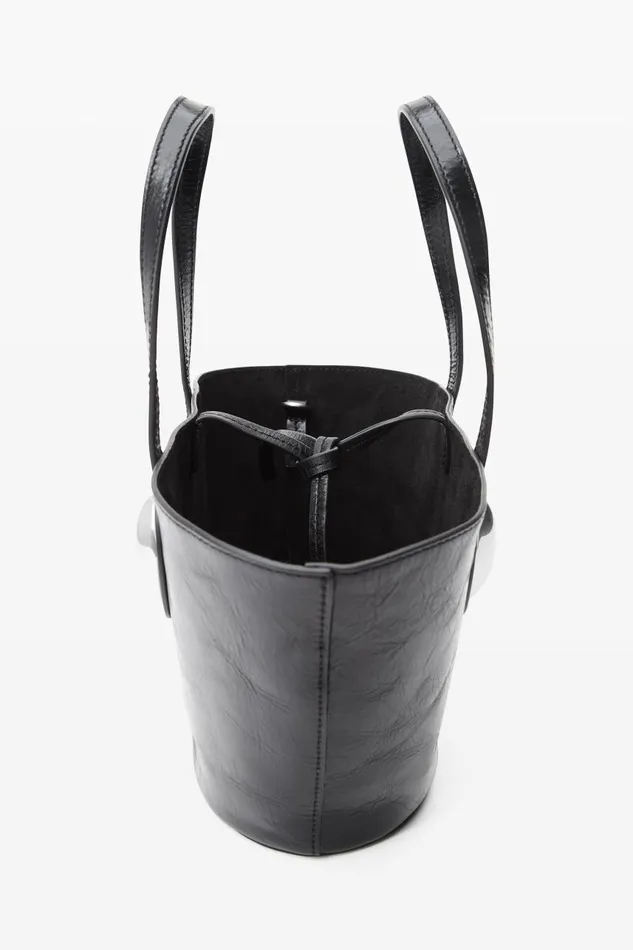Alexander Wang Bags Women Dome Small Tote Bag In Crackle Patent Leather