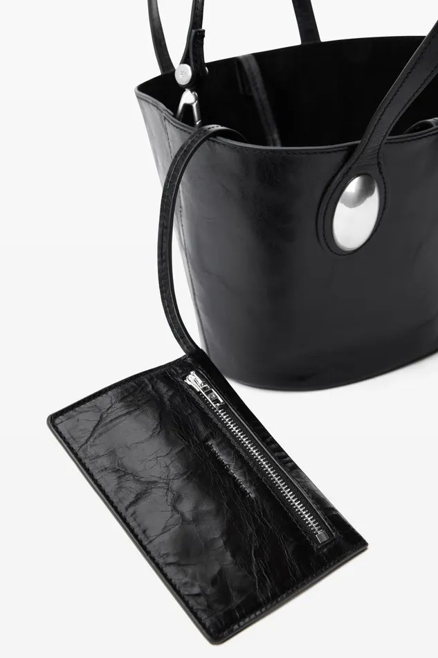 Alexander Wang Bags Women Dome Small Tote Bag In Crackle Patent Leather