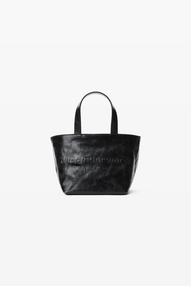 Alexander Wang Bags Women Punch Small Tote Bag In Crackle Patent Leather