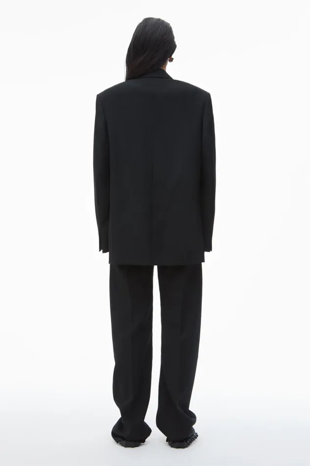 Alexander Wang Jackets Women Exaggerated Split Front Boxy Blazer
