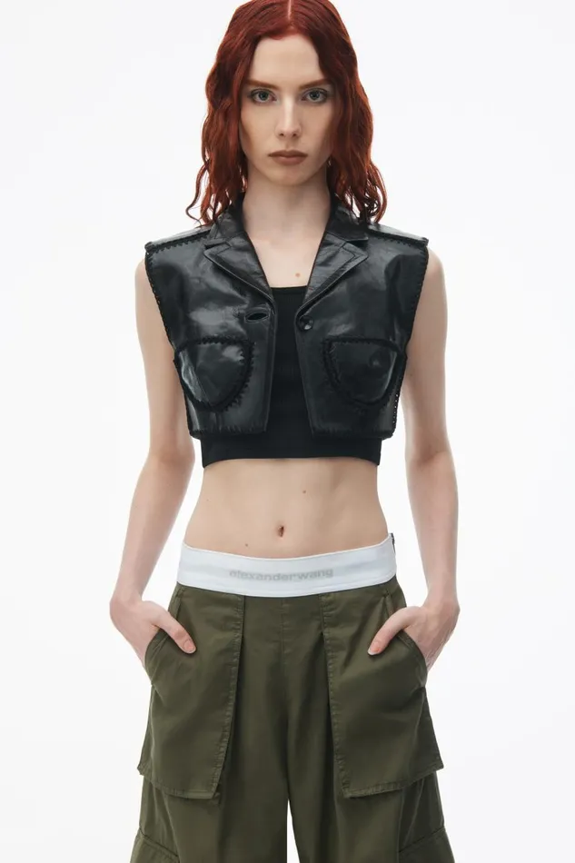 Alexander Wang Pants Women MidRise Cargo Rave Pants In Cotton Twill