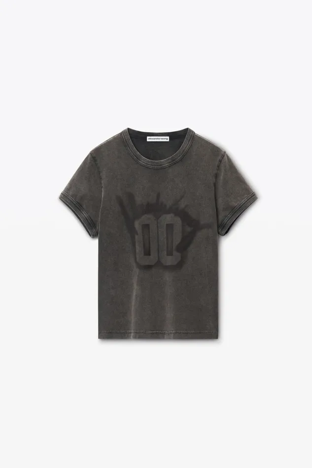 Alexander Wang TShirts Women 00 Graphic Ringer Tee In Cotton