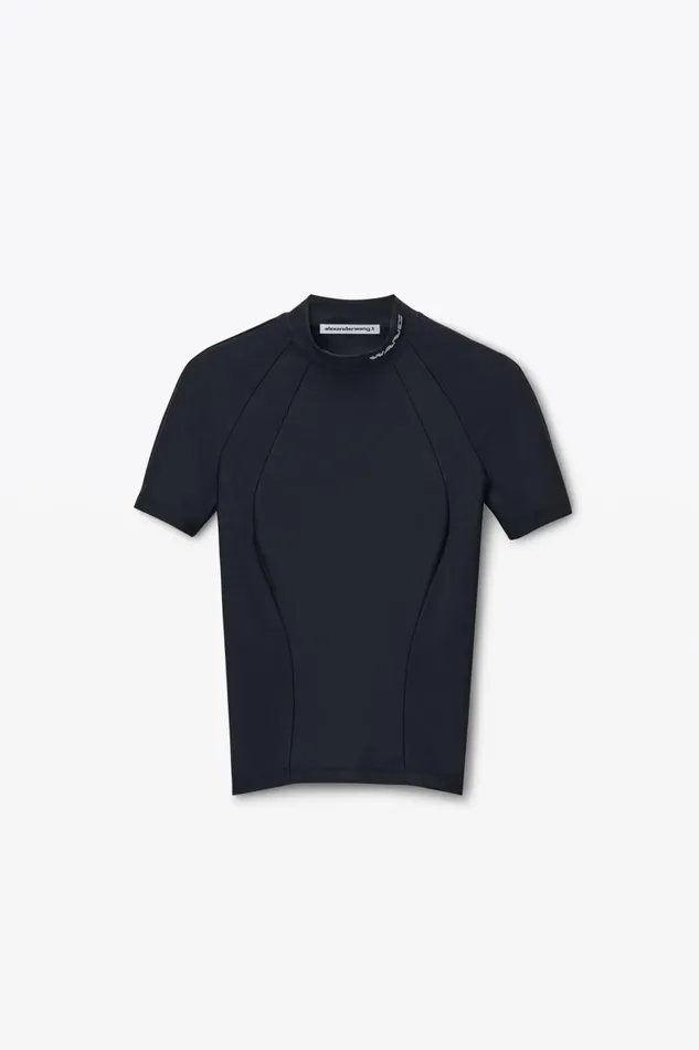 Alexander Wang Tops and Shirts Women LogoDetailed Rash Guard