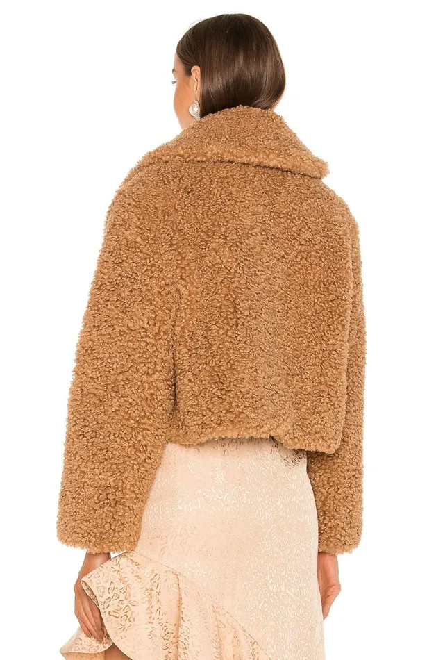 Alexandria Faux Fur Jacket Nude Women Lovers and Friends Jackets and Coats