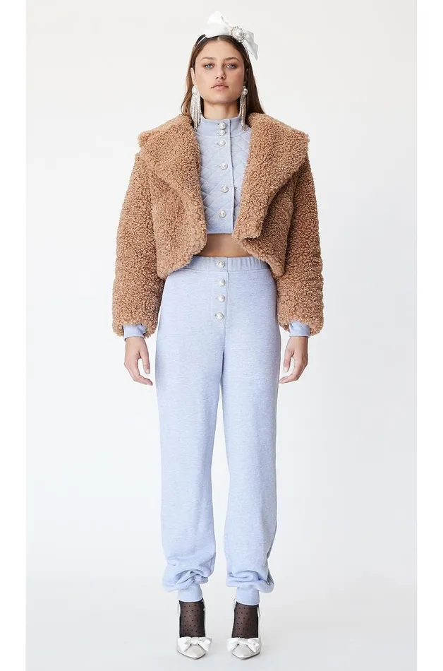 Alexandria Faux Fur Jacket Nude Women Lovers and Friends Jackets and Coats