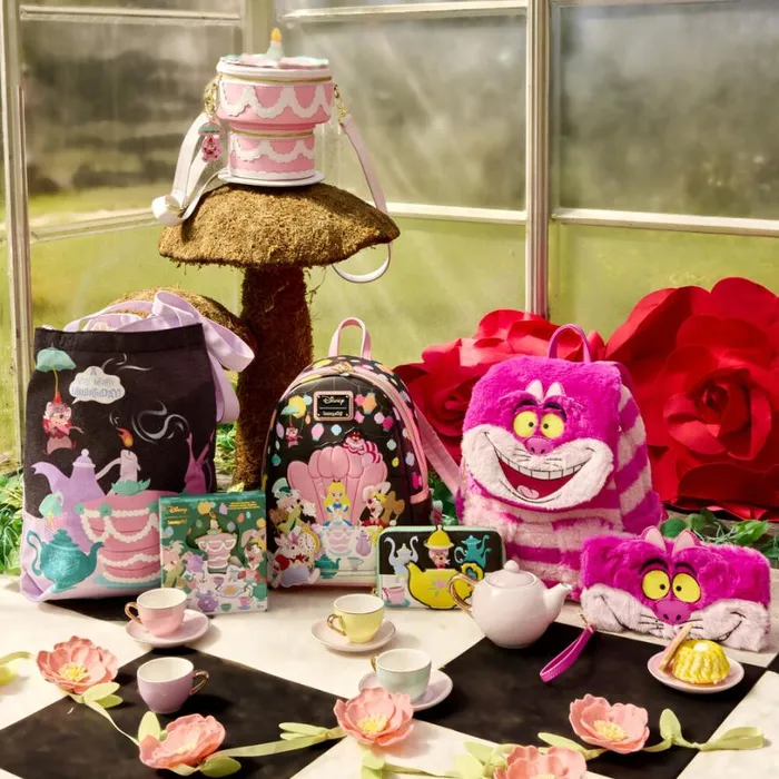 Alice In Wonderland Exclusive Cheshire Cat Plush Zip Around Wristlet Wallet Unisex Loungefly Bags and Wallets Alice In Wonderland Exclusive Cheshire Cat Plush Zip Around Wristlet Wallet Unisex Loungefly Bags and Wallets