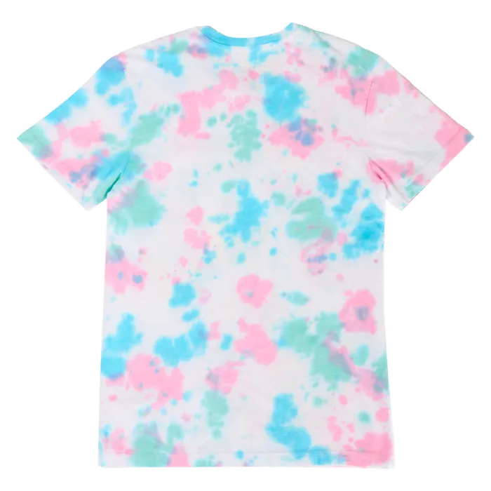 Alice In Wonderland Unbirthday TieDye Tee Unisex Loungefly Apparel Alice In Wonderland Unbirthday TieDye Tee Unisex Loungefly Apparel
