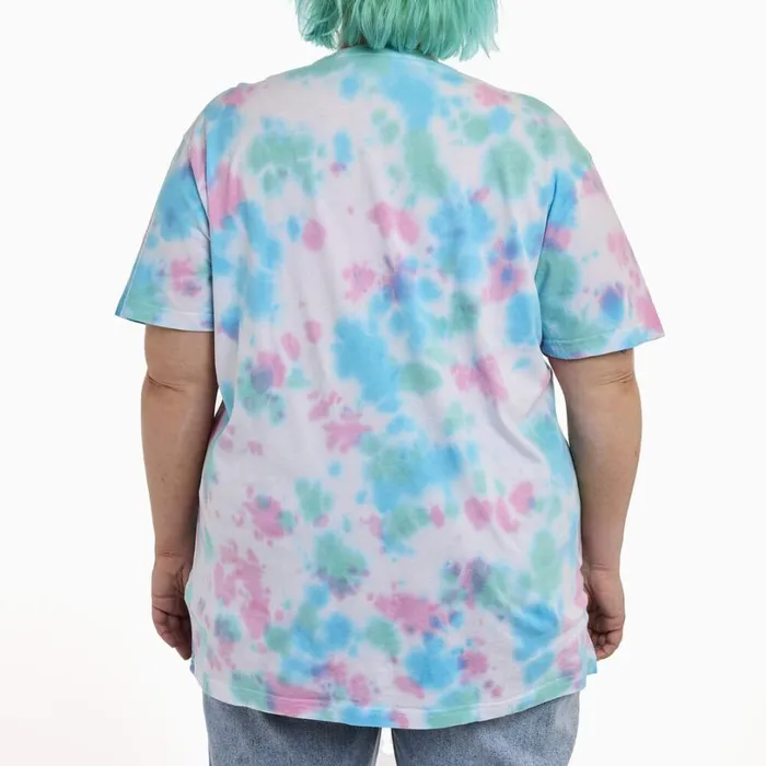 Alice In Wonderland Unbirthday TieDye Tee Unisex Loungefly Apparel Alice In Wonderland Unbirthday TieDye Tee Unisex Loungefly Apparel