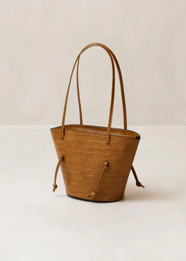ALOHAS Bags The Tangle 8211 Brown Croc Leather Shoulder Bag 8211 Women