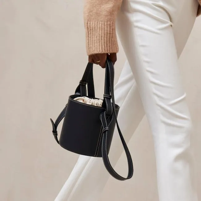 ALOHAS Bags The U 8211 Blue Leather Handbag 8211 Women