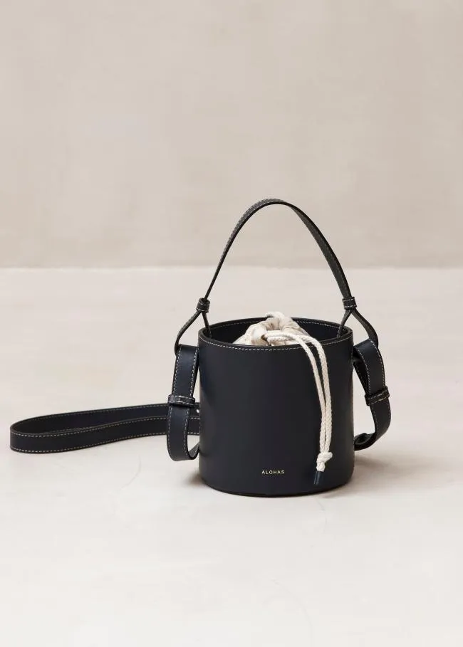 ALOHAS Bags The U 8211 Blue Leather Handbag 8211 Women