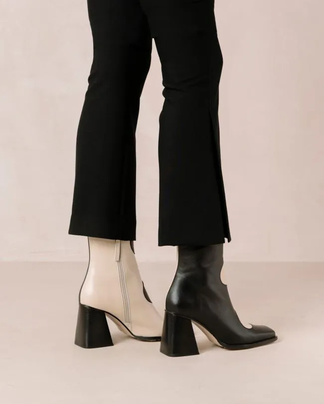 ALOHAS Boots Blair Bicolor Black Cream 8211 Women