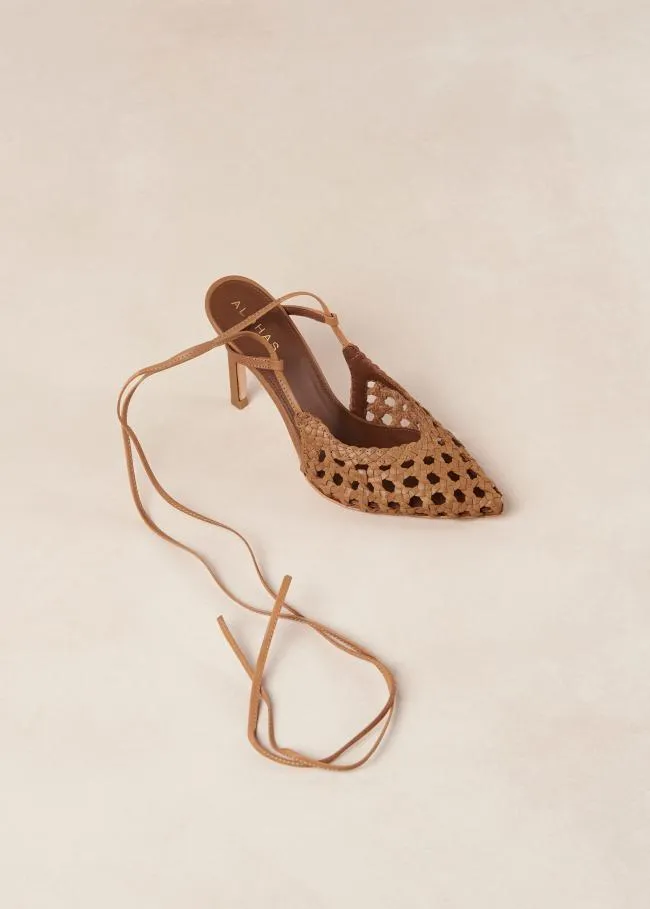 ALOHAS Heels Sandstorm 8211 Brown LaceUp Pumps 8211 Women