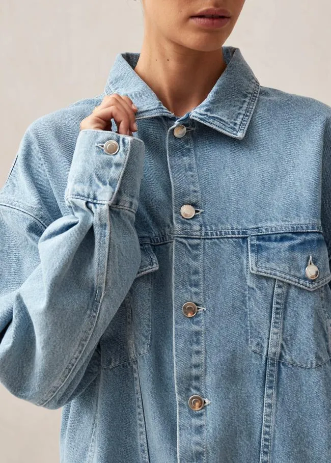 ALOHAS Jackets Alaska 8211 Blue Denim Jacket 8211 Women