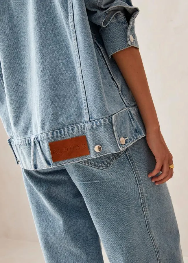 ALOHAS Jackets Alaska 8211 Blue Denim Jacket 8211 Women