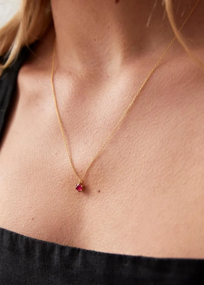 ALOHAS Jewelry Rococo 8211 Gold And Pink Crystal Necklace 8211 Women