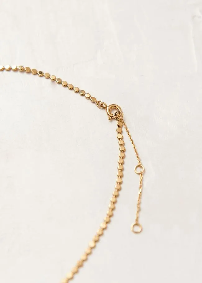 ALOHAS Jewelry Wilda 8211 Gold Necklace With Crystals 8211 Women
