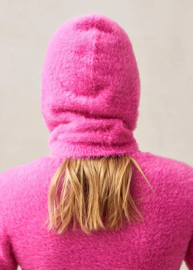 ALOHAS Knitwear Softie 8211 Pink Knitted Balaclava 8211 Women