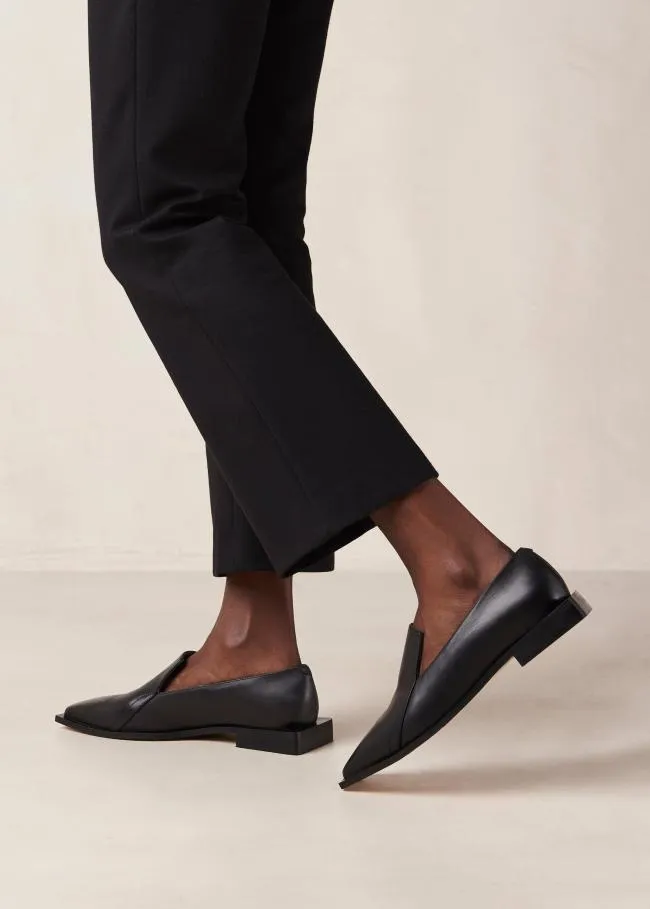 ALOHAS Loafers Kaizen 8211 Black Leather Loafers 8211 Women