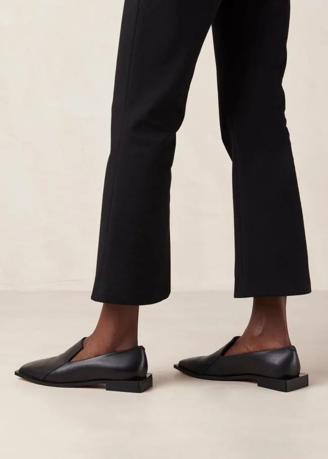 ALOHAS Loafers Kaizen 8211 Black Leather Loafers 8211 Women