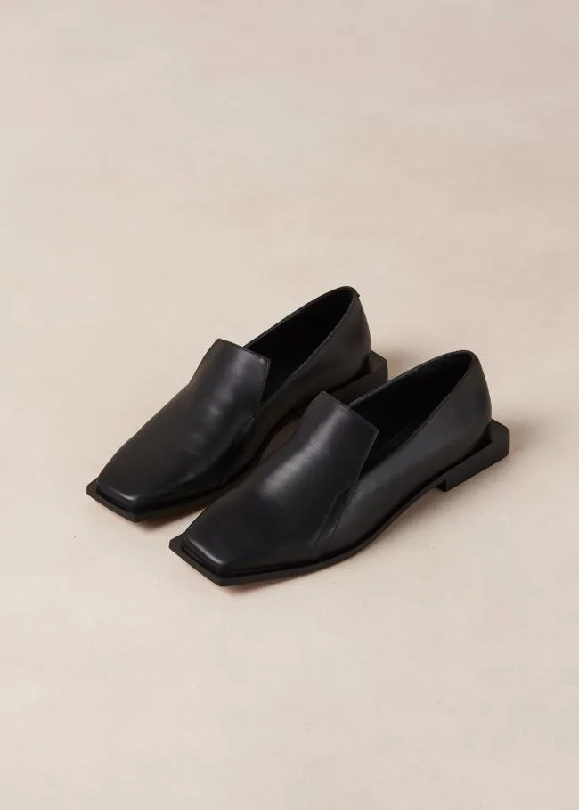 ALOHAS Loafers Kaizen 8211 Black Leather Loafers 8211 Women