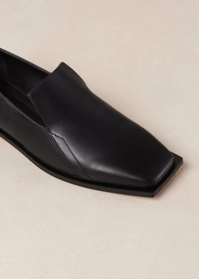 ALOHAS Loafers Kaizen 8211 Black Leather Loafers 8211 Women