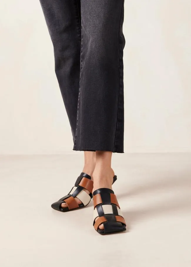 ALOHAS Mules Shubie 8211 Multicolor Caged SlipOn Sandals 8211 Women