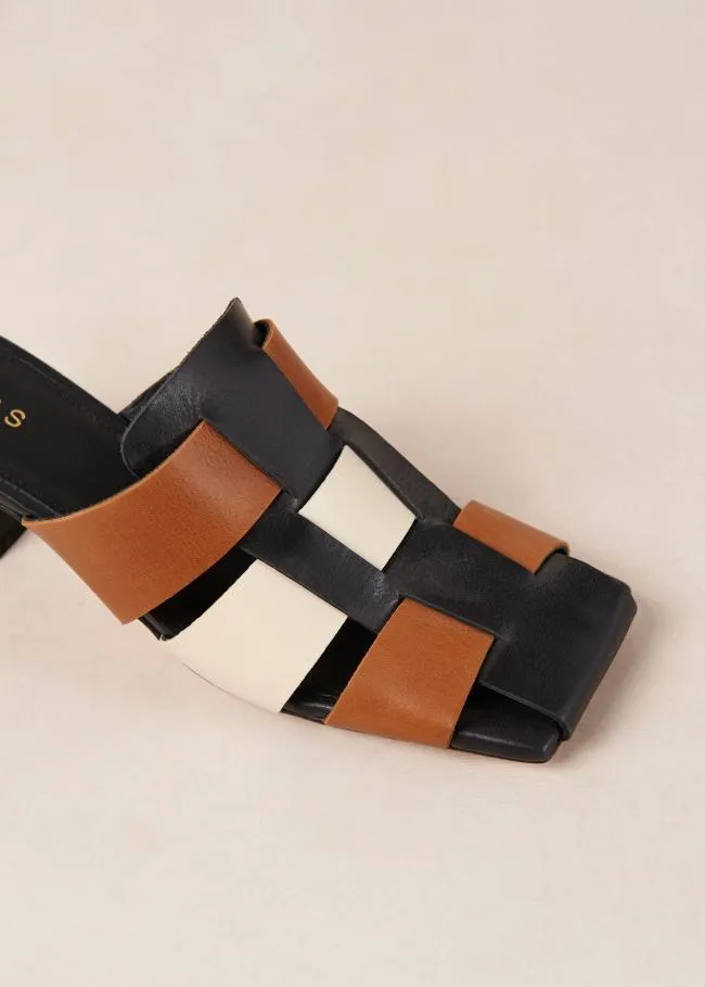 ALOHAS Mules Shubie 8211 Multicolor Caged SlipOn Sandals 8211 Women