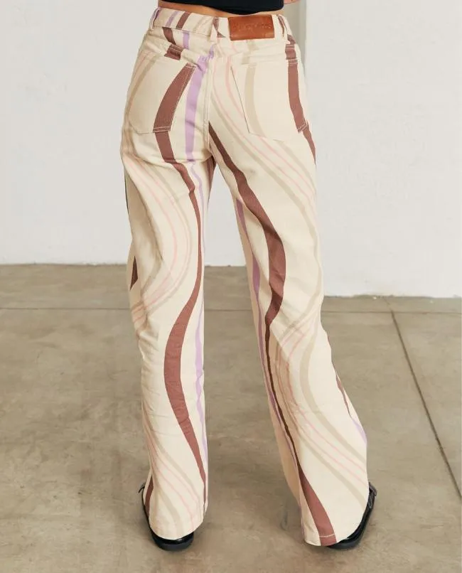 ALOHAS Pants Monday Jelly 8211 Multicolor Cotton Pants 8211 Women