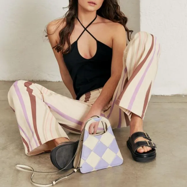 ALOHAS Pants Monday Jelly 8211 Multicolor Cotton Pants 8211 Women