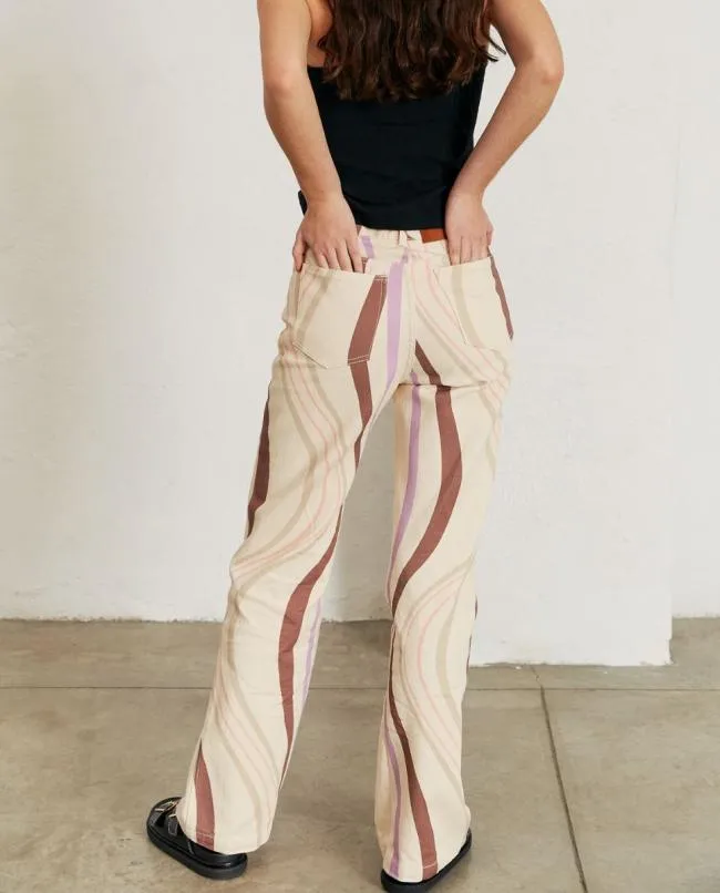 ALOHAS Pants Monday Jelly 8211 Multicolor Cotton Pants 8211 Women