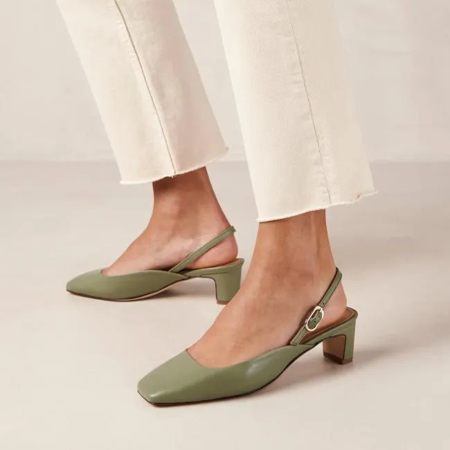 ALOHAS Pumps Lindy 8211 Green Leather Pumps 8211 Women