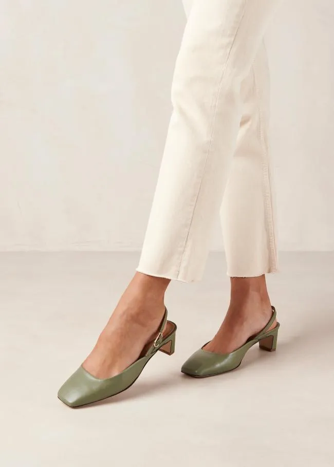 ALOHAS Pumps Lindy 8211 Green Leather Pumps 8211 Women