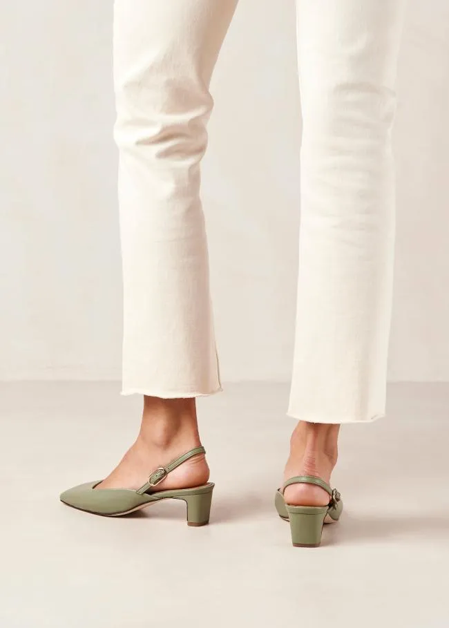 ALOHAS Pumps Lindy 8211 Green Leather Pumps 8211 Women