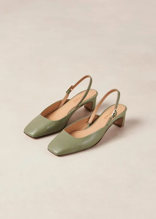 ALOHAS Pumps Lindy 8211 Green Leather Pumps 8211 Women