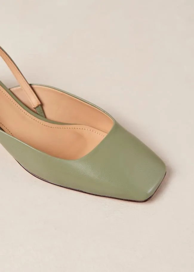 ALOHAS Pumps Lindy 8211 Green Leather Pumps 8211 Women