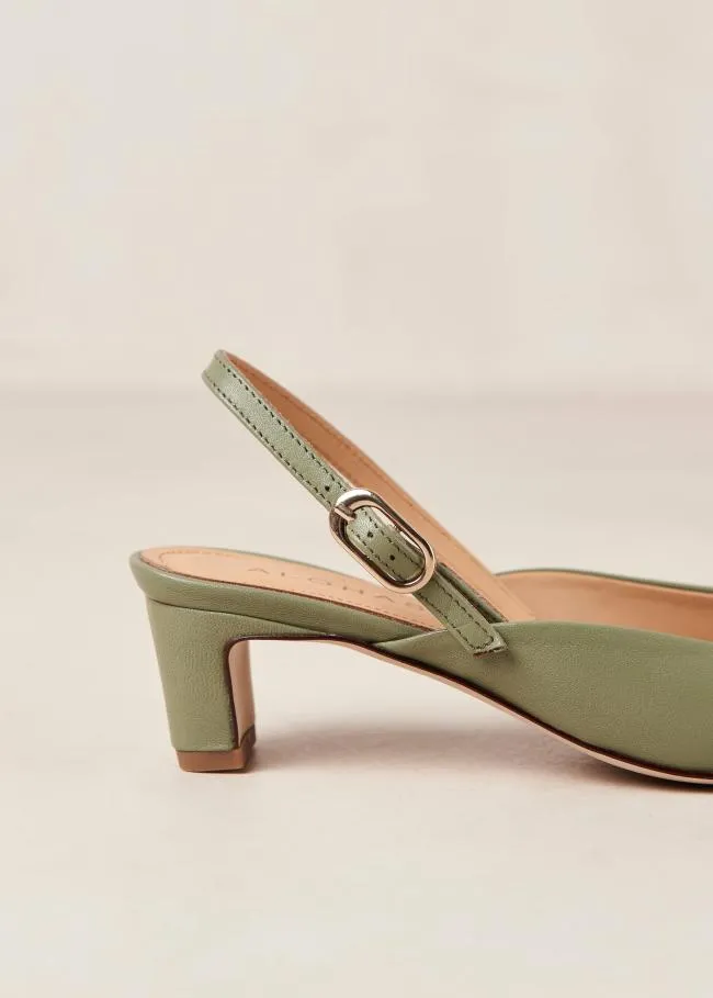 ALOHAS Pumps Lindy 8211 Green Leather Pumps 8211 Women