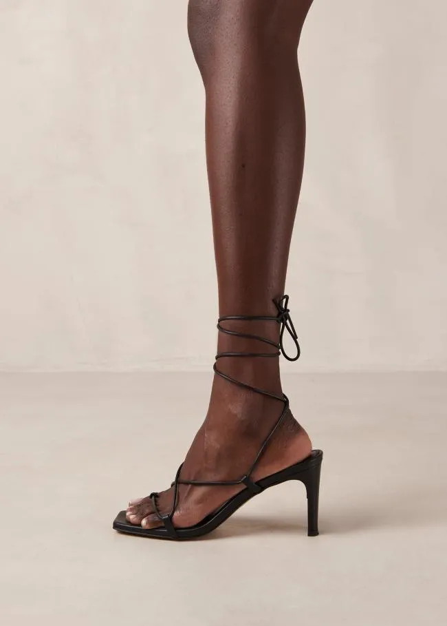 ALOHAS Sandals Bellini 8211 Black Leather Sandals 8211 Women