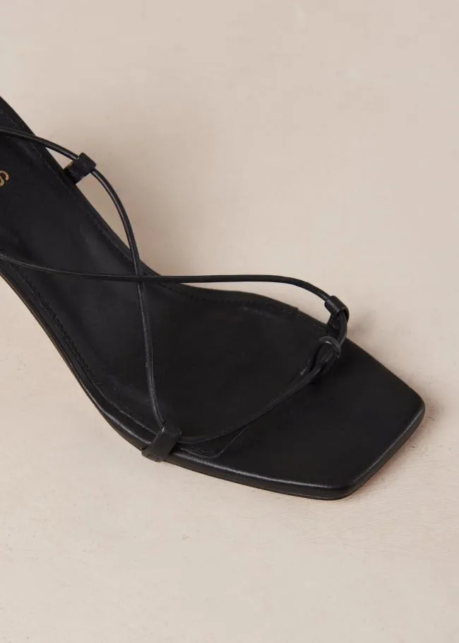 ALOHAS Sandals Bellini 8211 Black Leather Sandals 8211 Women