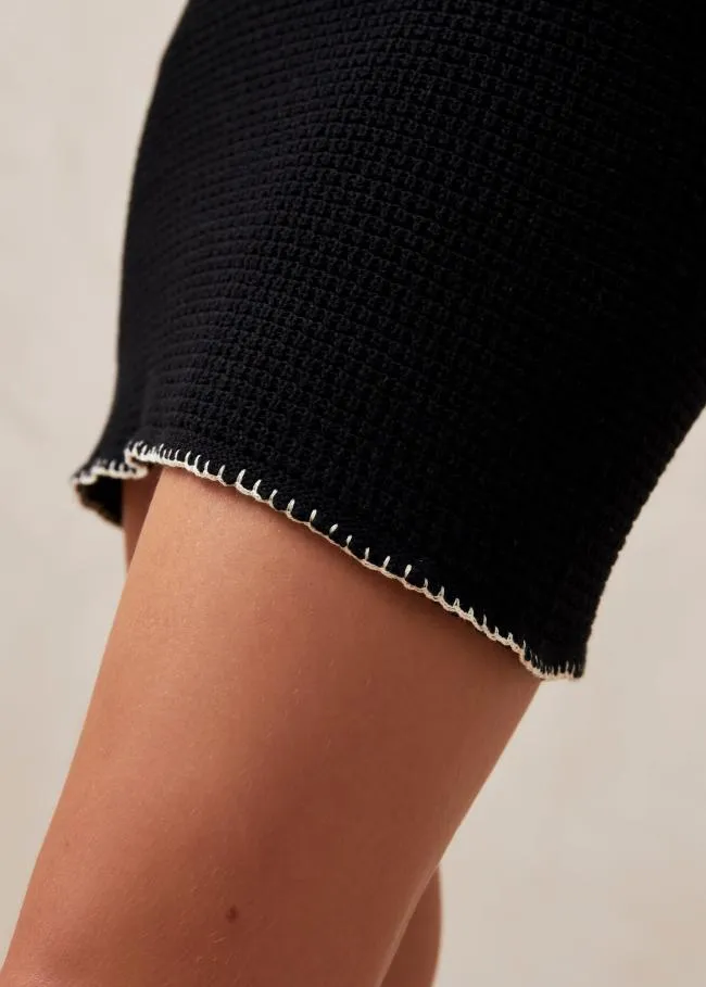 ALOHAS Skirts Roma 8211 Black Cotton Skirt 8211 Women